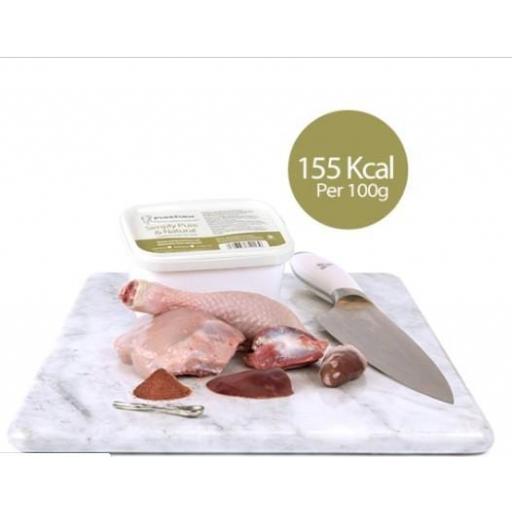 Minced chicken meat &amp; bone with liver, heart &amp; gizzard (Kitten) 1 x 450g
