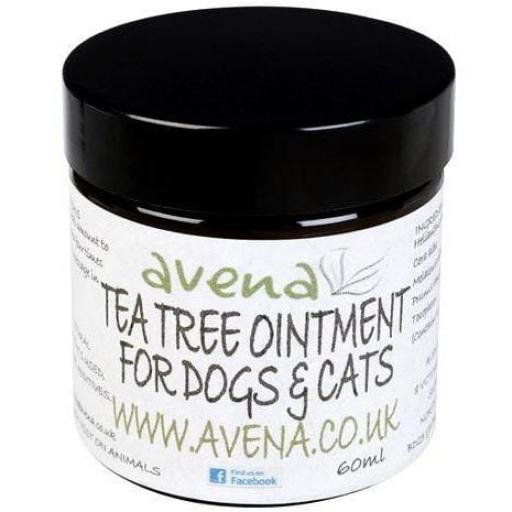 Dog &amp; Cat Natural Tea Tree Ointment 60ml Jar