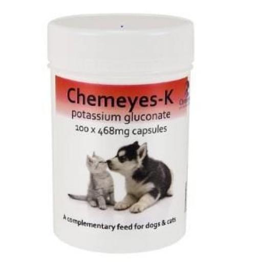 Chemeyes-K Ecco Pack 100 Capsules for Cats