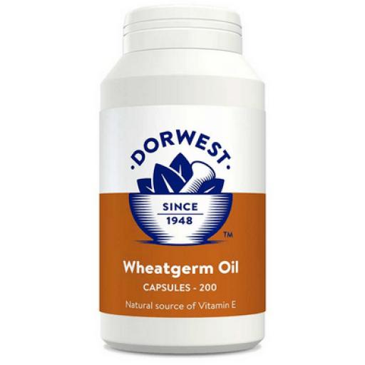 Wheatgerm Oil Capsules For Dogs And Cats 200 Capsules