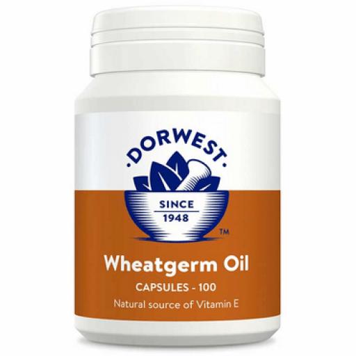 Wheatgerm Oil Capsules For Dogs And Cats 100 Capsules
