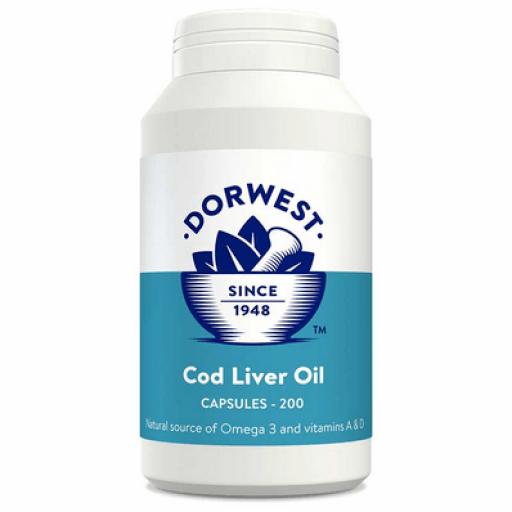 Cod Liver Oil Capsules For Dogs And Cats